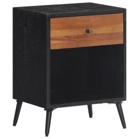 Mesita de noche madera maciza de teca 40x30x50 cm de , Mesitas de noche - Ref: Foro24-358529, Precio: 72,56 €, Descuento: %
