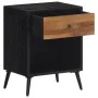 Mesita de noche madera maciza de teca 40x30x50 cm de , Mesitas de noche - Ref: Foro24-358529, Precio: 72,54 €, Descuento: %