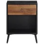 Mesita de noche madera maciza de teca 40x30x50 cm de , Mesitas de noche - Ref: Foro24-358529, Precio: 72,54 €, Descuento: %