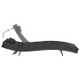 Synthetic rattan and black textilene sun lounger by vidaXL, Loungers - Ref: Foro24-44896, Price: 124,82 €, Discount: %