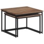 Stackable coffee tables 2 units solid teak wood by , Coffee table - Ref: Foro24-358536, Price: 96,99 €, Discount: %