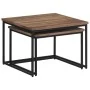 Stapelbare Couchtische 2 Einheiten aus massivem Teakholz von , Couchtisch - Ref: Foro24-358536, Preis: 96,42 €, Rabatt: %