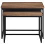 Stackable coffee tables 2 units solid teak wood by , Coffee table - Ref: Foro24-358536, Price: 96,99 €, Discount: %