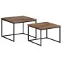Stackable coffee tables 2 units solid teak wood by , Coffee table - Ref: Foro24-358536, Price: 96,57 €, Discount: %