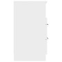 Mesita de noche 2 uds madera contrachapada blanco brillante de vidaXL, Mesitas de noche - Ref: Foro24-811245, Precio: 96,73 €...