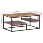 Mesa de centro teca reciclada maciza 90x50x39 cm de , Mesas de centro - Ref: Foro24-358517, Precio: 136,13 €, Descuento: %