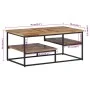 Solid recycled teak coffee table 90x50x39 cm by , Coffee table - Ref: Foro24-358517, Price: 135,13 €, Discount: %