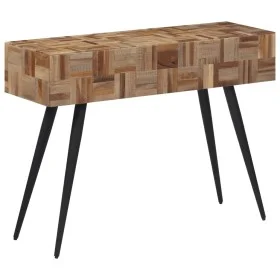 Massiver Konsolentisch aus recyceltem Teakholz, 110 x 34 x 80 cm von , Seitentische - Ref: Foro24-358520, Preis: 105,90 €, Ra...