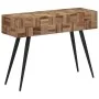 Solid recycled teak console table 110x34x80 cm by , Side tables - Ref: Foro24-358520, Price: 105,90 €, Discount: %