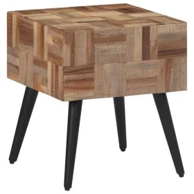 Solid recycled teak side table 40x40x45 cm by , Side tables - Ref: Foro24-358522, Price: 63,10 €, Discount: %