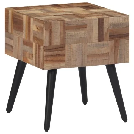 Solid recycled teak side table 40x40x45 cm by , Side tables - Ref: Foro24-358522, Price: 63,10 €, Discount: %
