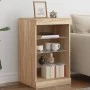 Sideboard mit LED-Leuchten Sonoma-Eiche 41x37x67 cm von , Sideboards - Ref: Foro24-836723, Preis: 63,03 €, Rabatt: %