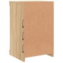Aparador con luces LED roble Sonoma 41x37x67 cm de , Aparadores - Ref: Foro24-836723, Precio: 66,66 €, Descuento: %