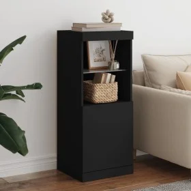 Sideboard with LED lights black 41x37x100 cm by , Sideboards - Ref: Foro24-836687, Price: 85,91 €, Discount: %