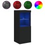 Sideboard with LED lights black 41x37x100 cm by , Sideboards - Ref: Foro24-836687, Price: 87,16 €, Discount: %