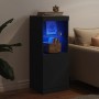 Sideboard with LED lights black 41x37x100 cm by , Sideboards - Ref: Foro24-836687, Price: 87,16 €, Discount: %