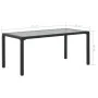 3-teiliges Garten-Lounge-Set und Kissen aus synthetischem Rattangrau von vidaXL, Outdoor-Sofas - Ref: Foro24-44720, Preis: 29...