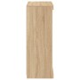 Sideboard with LED lights Sonoma oak 60.5x37x100 cm by , Sideboards - Ref: Foro24-836709, Price: 68,93 €, Discount: %