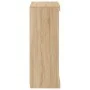 Sideboard with LED lights Sonoma oak 60.5x37x100 cm by , Sideboards - Ref: Foro24-836709, Price: 68,18 €, Discount: %