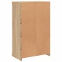 Sideboard with LED lights Sonoma oak 60.5x37x100 cm by , Sideboards - Ref: Foro24-836709, Price: 68,93 €, Discount: %