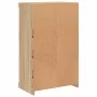 Sideboard with LED lights Sonoma oak 60.5x37x100 cm by , Sideboards - Ref: Foro24-836709, Price: 68,18 €, Discount: %