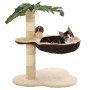 Katzenkratzbaum mit Sisalstamm 50 cm beige und braun von vidaXL, Katzenmöbel - Ref: Foro24-170595, Preis: 37,26 €, Rabatt: %