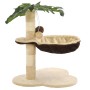 Katzenkratzbaum mit Sisalstamm 50 cm beige und braun von vidaXL, Katzenmöbel - Ref: Foro24-170595, Preis: 37,26 €, Rabatt: %
