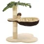 Katzenkratzbaum mit Sisalstamm 50 cm beige und braun von vidaXL, Katzenmöbel - Ref: Foro24-170595, Preis: 36,18 €, Rabatt: %
