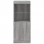 Sideboard with LED lights Sonoma gray 41x37x100 cm by , Sideboards - Ref: Foro24-836691, Price: 72,58 €, Discount: %