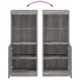 Sideboard with LED lights Sonoma gray 41x37x100 cm by , Sideboards - Ref: Foro24-836691, Price: 72,58 €, Discount: %