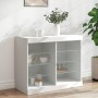 Sideboard with white LED lights 81x37x67 cm by , Sideboards - Ref: Foro24-836700, Price: 78,98 €, Discount: %
