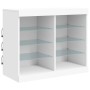 Sideboard with white LED lights 81x37x67 cm by , Sideboards - Ref: Foro24-836700, Price: 78,98 €, Discount: %