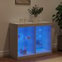 Sideboard with white LED lights 81x37x67 cm by , Sideboards - Ref: Foro24-836700, Price: 78,98 €, Discount: %