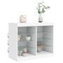 Sideboard with white LED lights 81x37x67 cm by , Sideboards - Ref: Foro24-836700, Price: 78,98 €, Discount: %