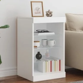 Sideboard with white LED lights 41x37x67 cm by , Sideboards - Ref: Foro24-836721, Price: 62,10 €, Discount: %