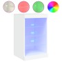 Sideboard mit weißen LED-Leuchten 41x37x67 cm von , Sideboards - Ref: Foro24-836721, Preis: 63,07 €, Rabatt: %