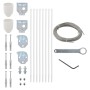 Balkonmarkisen-Montagezubehör-Set 29-teilig von vidaXL, Zubehör für Markisen - Ref: Foro24-44744, Preis: 11,16 €, Rabatt: %