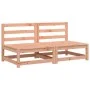 Garden sofas without armrests 2 units Douglas wood 70x70x67 cm by , Modular outdoor sofas - Ref: Foro24-837926, Price: 82,99 ...