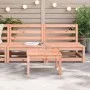 Garden sofas without armrests 2 units Douglas wood 70x70x67 cm by , Modular outdoor sofas - Ref: Foro24-837926, Price: 82,99 ...