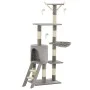Katzenkratzbaum mit Sisalpfosten 138 cm grau von vidaXL, Katzenmöbel - Ref: Foro24-170578, Preis: 65,87 €, Rabatt: %