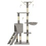Katzenkratzbaum mit Sisalpfosten 138 cm grau von vidaXL, Katzenmöbel - Ref: Foro24-170578, Preis: 67,23 €, Rabatt: %