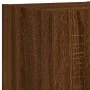 Wand-TV-Schränke mit LED-Leuchten 3 Stück Eiche braun von , TV-Möbel - Ref: Foro24-3216873, Preis: 149,10 €, Rabatt: %