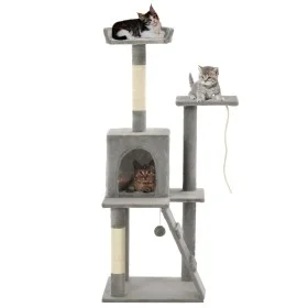 Cat scratcher with 120 cm gray sisal post by vidaXL, Cat furniture - Ref: Foro24-170590, Price: 64,46 €, Discount: %