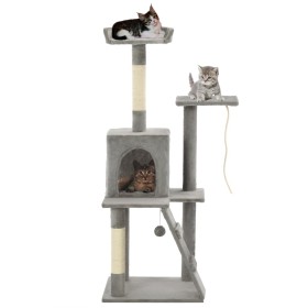 Katzenkratzbaum mit Sisalpfosten 120 cm grau von vidaXL, Katzenmöbel - Ref: Foro24-170590, Preis: 65,74 €, Rabatt: %