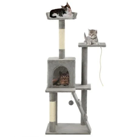 Cat scratcher with 120 cm gray sisal post by vidaXL, Cat furniture - Ref: Foro24-170590, Price: 64,43 €, Discount: %