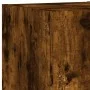 Wall TV cabinets with LED lights 3 pieces smoked oak by , TV Furniture - Ref: Foro24-3216878, Price: 165,42 €, Discount: %