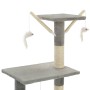 Katzenkratzbaum mit Sisalpfosten 138 cm grau von vidaXL, Katzenmöbel - Ref: Foro24-170578, Preis: 67,23 €, Rabatt: %