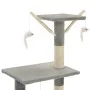 Katzenkratzbaum mit Sisalpfosten 138 cm grau von vidaXL, Katzenmöbel - Ref: Foro24-170578, Preis: 65,87 €, Rabatt: %