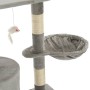 Katzenkratzbaum mit Sisalpfosten 138 cm grau von vidaXL, Katzenmöbel - Ref: Foro24-170578, Preis: 67,23 €, Rabatt: %