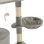 Katzenkratzbaum mit Sisalpfosten 138 cm grau von vidaXL, Katzenmöbel - Ref: Foro24-170578, Preis: 65,87 €, Rabatt: %